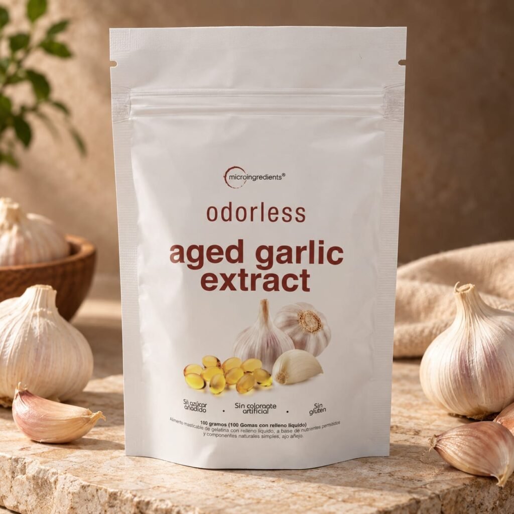 Extracto de ajo añejo